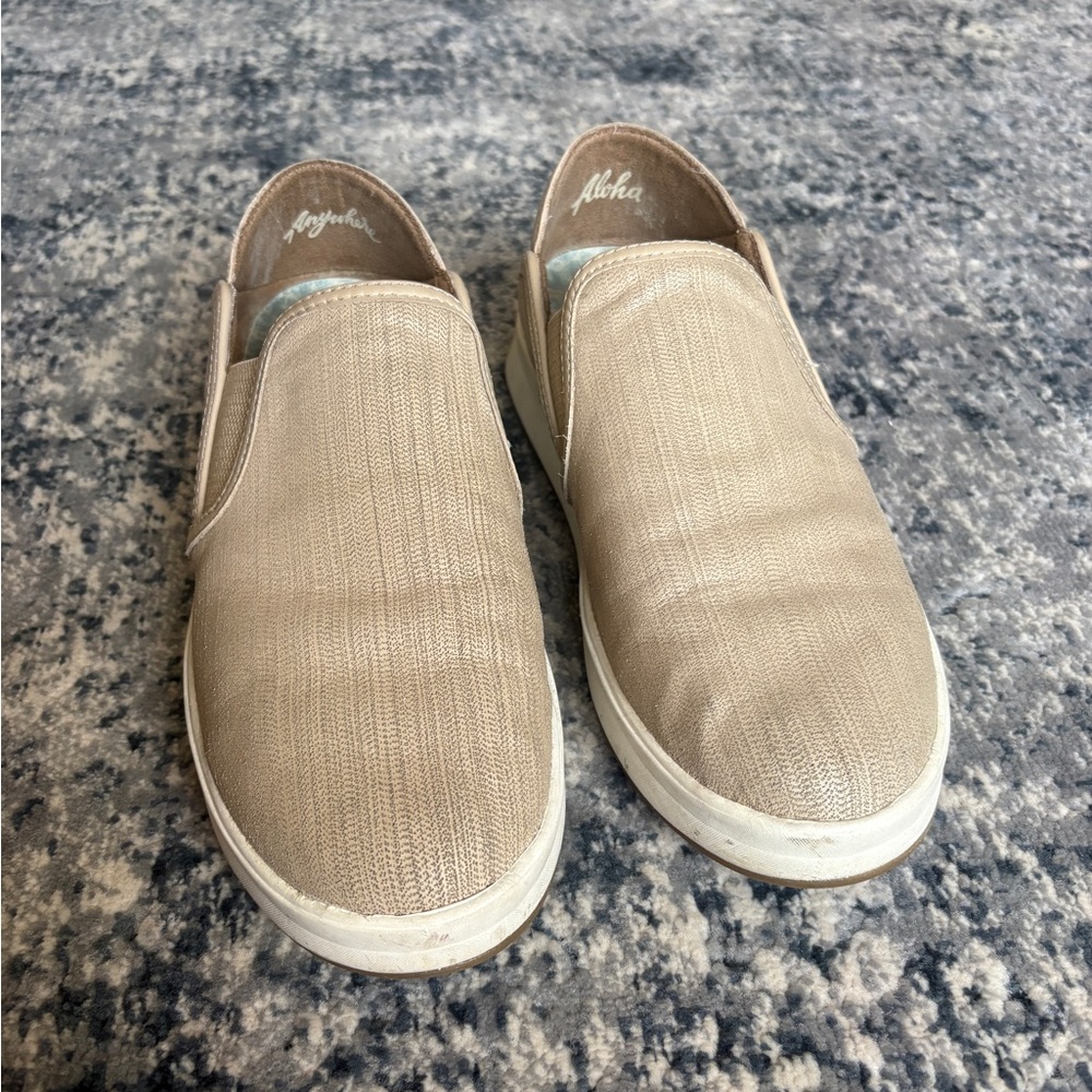 OluKai Tan Slip-On Women's Sneakers